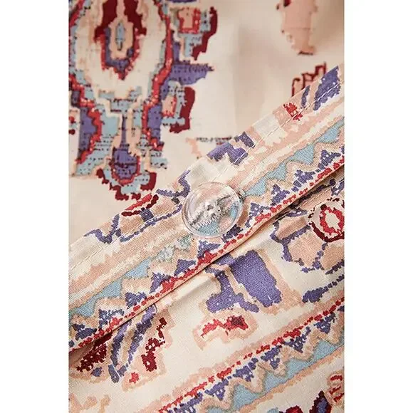 Urban Outfitters Mazakeen Rug Print Duvet + Shams - Queen - Picture 5 of 7